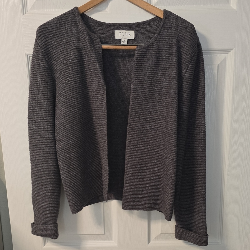 Elle Women's Charcoal Cardigan